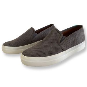 Steve Madden Klarissa Gray Faux Suede Slip Ons 7.5